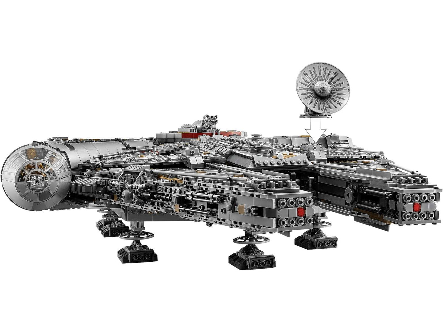 LEGO Star Wars 75192 Millennium Falcon Lego-bouwset Veelkleurig